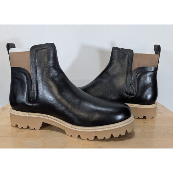 Signature by Journee Collection Bristol Black Chelsea  Boots Women’s 8.5 NWT - Picture 1 of 8